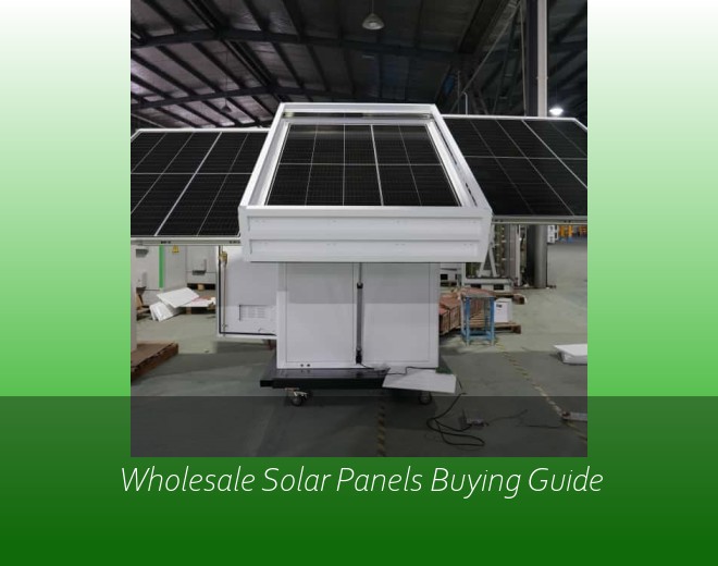 Wholesale Solar Panels Buying Guide